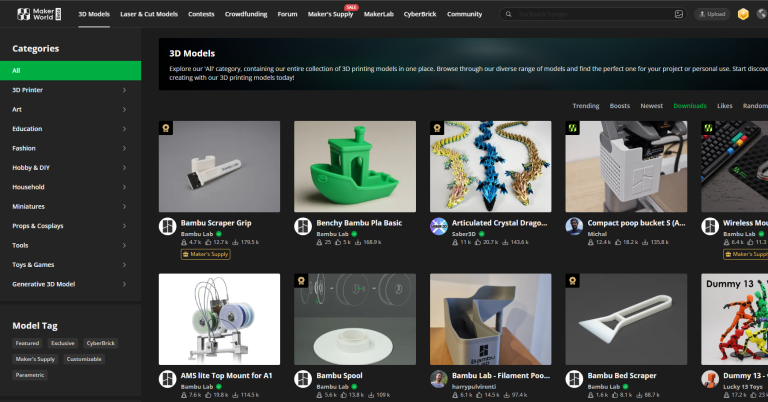 Beispielseite Makerworld